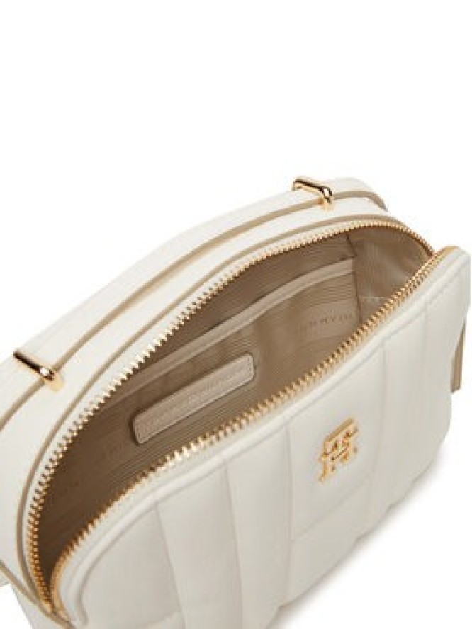 Tommy Hilfiger Torebka Th Feminine Conv Camera Bag AW0AW17453 Écru