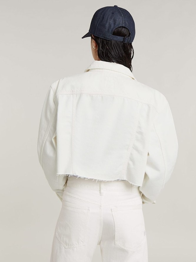 G-Star Kurtka dżinsowa w kolorze białym rozmiar: XXL