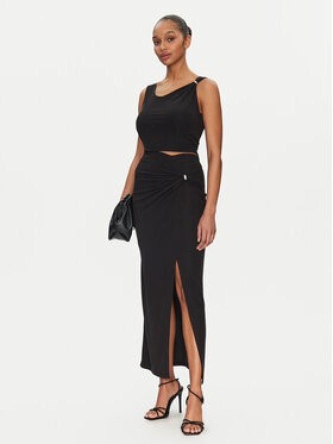 Guess Top W5GP22 KAQL2 Czarny Regular Fit