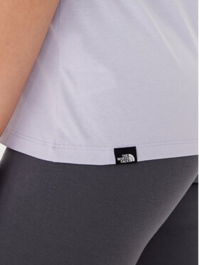 The North Face T-Shirt Easy NF0A8A6D Fioletowy Regular Fit