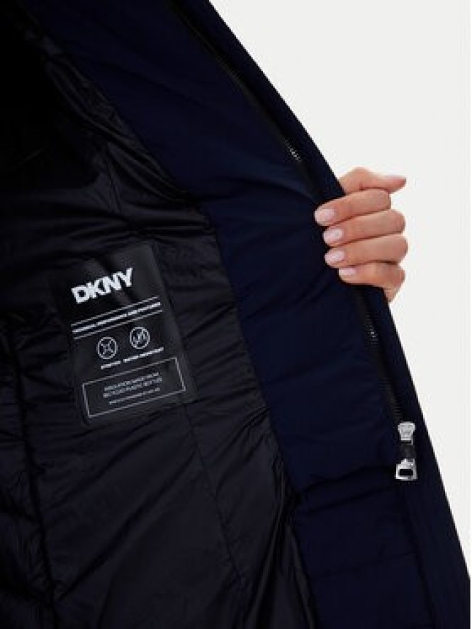 DKNY Kurtka zimowa DLEMPN46 Granatowy Slim Fit