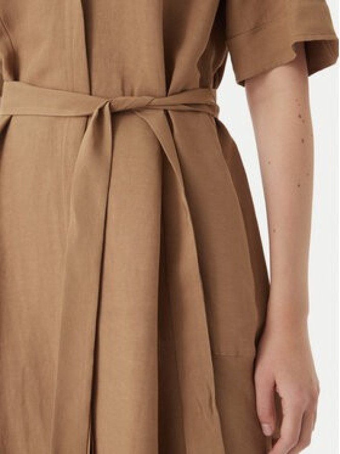 Marella Sukienka koszulowa Detto 2615221082 Brązowy Regular Fit