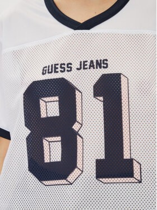 Guess Jeans T-Shirt W5GI59 KCTE2 Biały Regular Fit