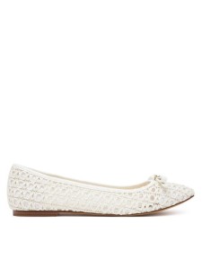 TWINSET Baleriny 251TGT030 Biały