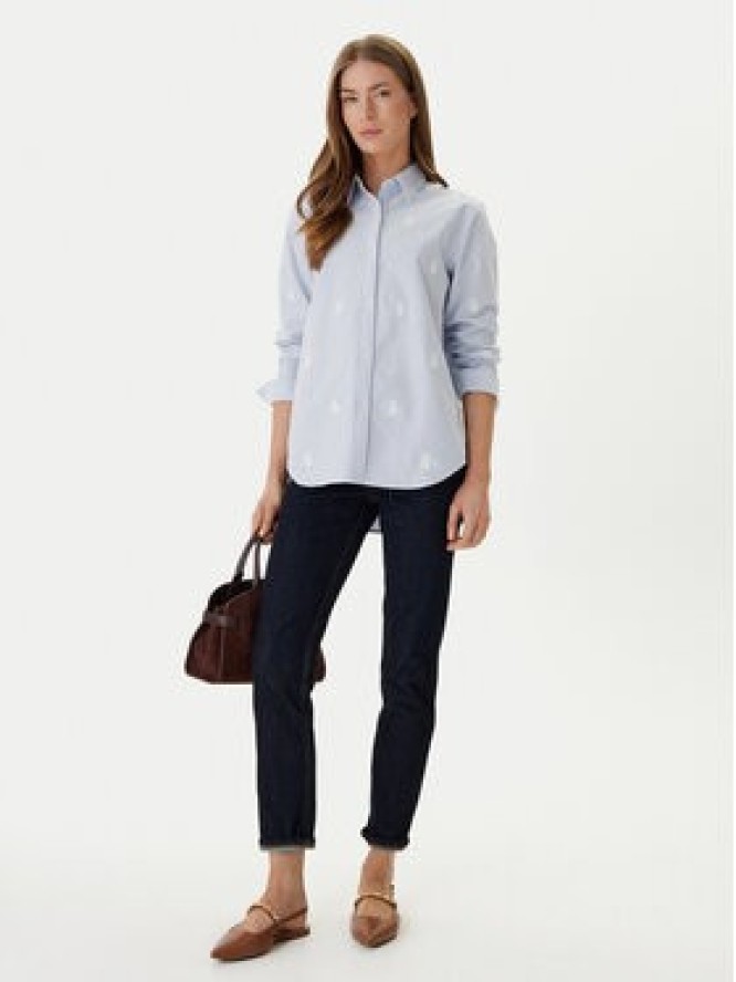 Tommy Hilfiger Koszula WW0WW49386 Błękitny Relaxed Fit