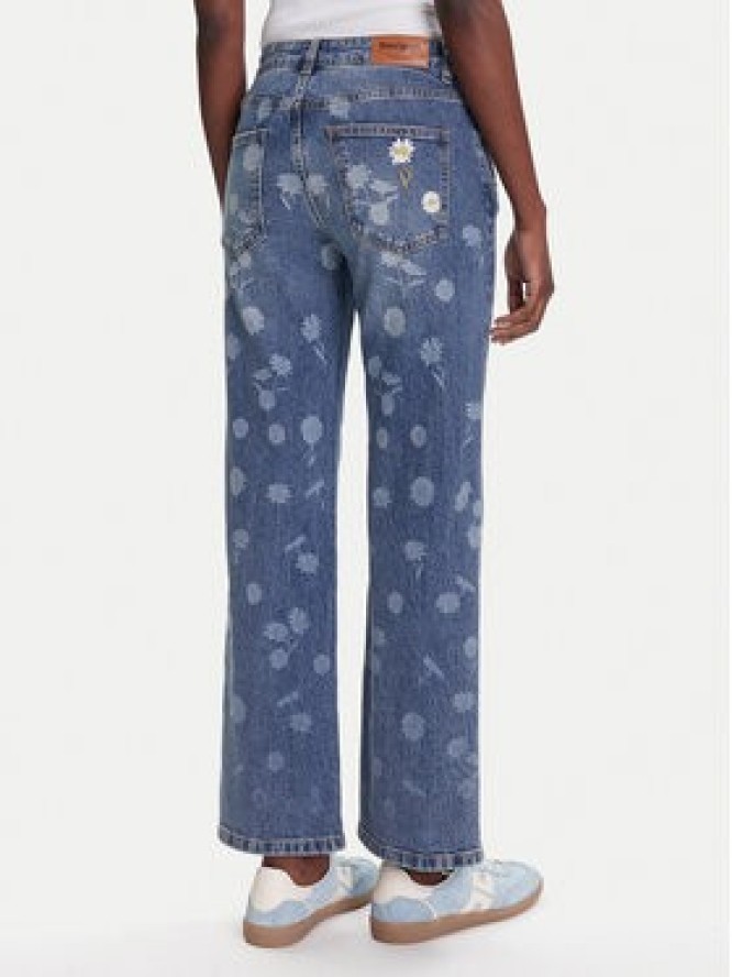 Desigual Jeansy Daisys 25WWDD16 Niebieski Straight Fit