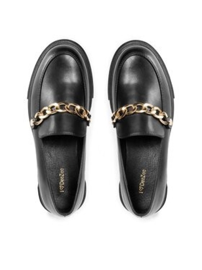 DeeZee Loafersy HL995-1 Czarny