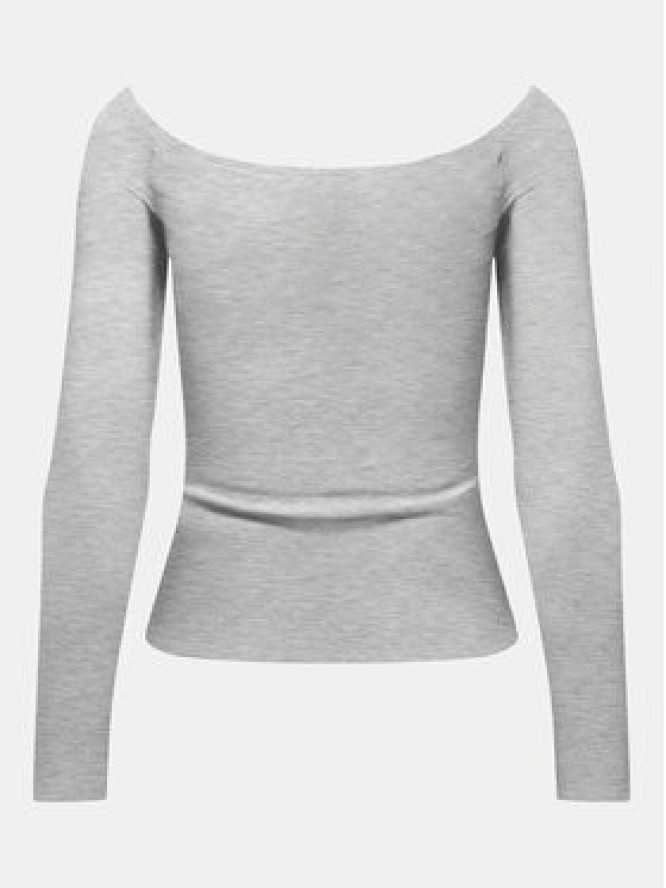 ONLY Bluzka Glamour 15339763 Szary Slim Fit