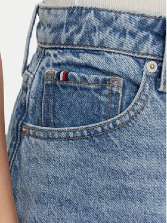 Tommy Hilfiger Spódnica jeansowa WW0WW44392 Niebieski Regular Fit