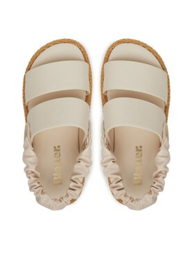 Blauer Sandały S5OPAL04/RAF Écru