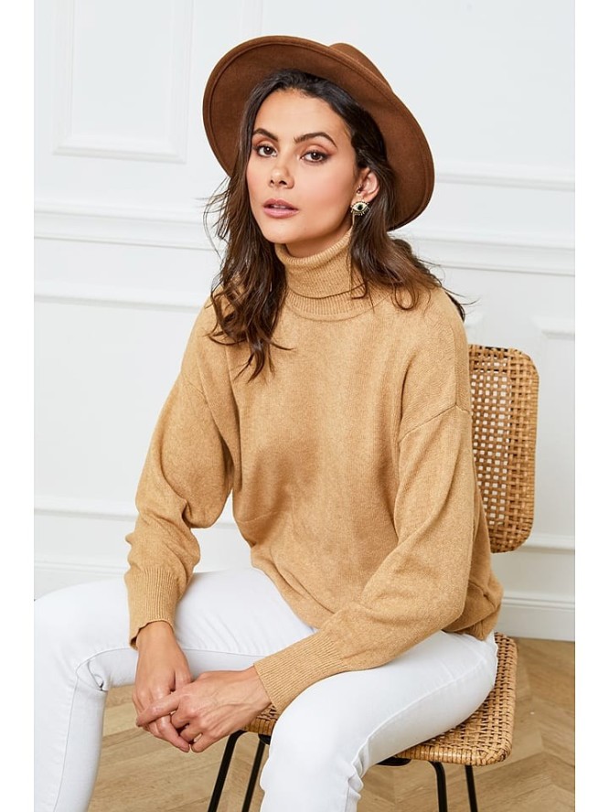 Joséfine Golf "Elona" w kolorze beżowym rozmiar: M