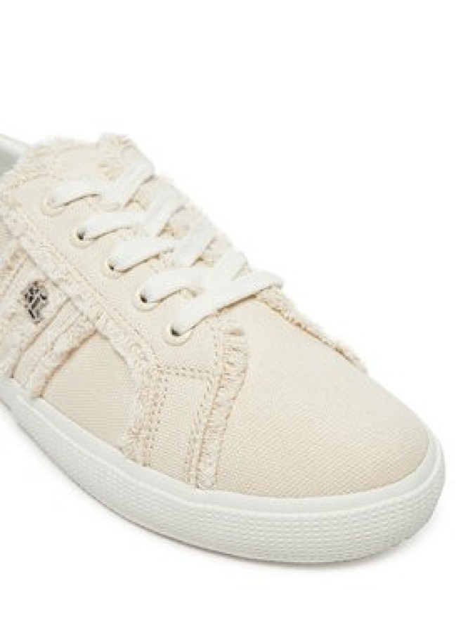 LAUREN RALPH LAUREN Sneakersy Janson Fray 802967040001 Écru
