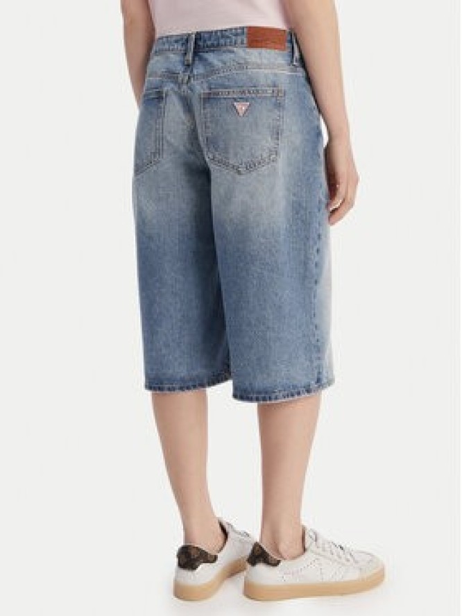 Guess Jeans Szorty jeansowe W6GD1D D6363 Niebieski Baggy Fit