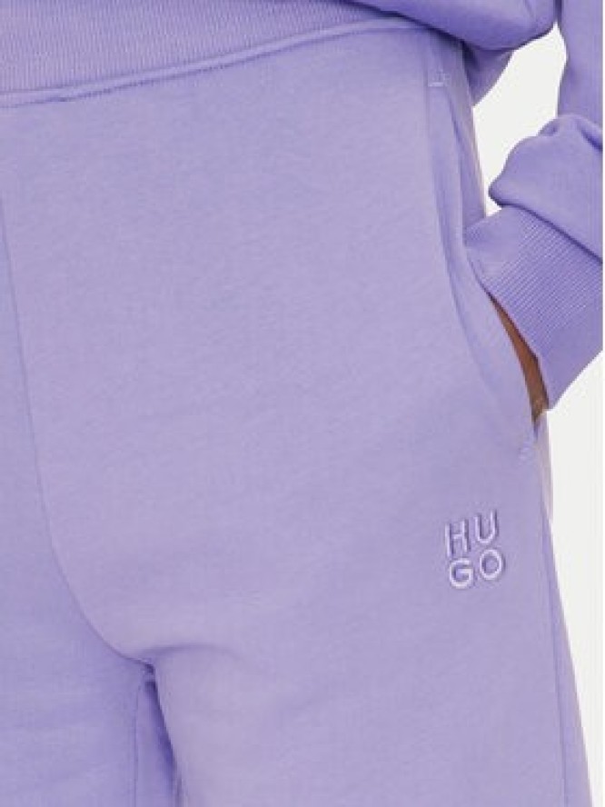 Hugo Spodnie dresowe Nelfinia 50522417 Fioletowy Regular Fit