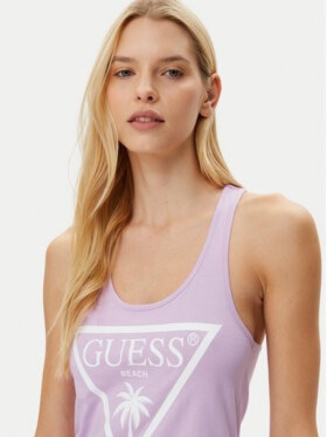 Guess Sukienka codzienna E3GP03 JA914 Fioletowy Regular Fit