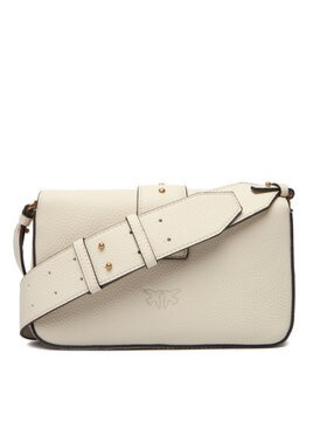 PINKO Torebka Love One Mini Slouchy Fl Al 25-26 104340 A2OX Écru