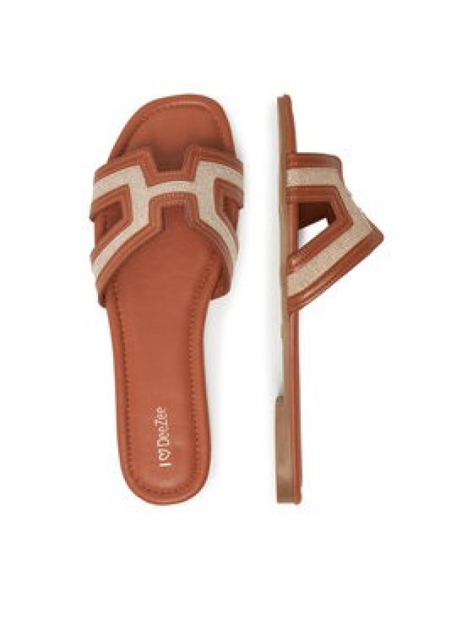 DeeZee Klapki R-28 Brązowy