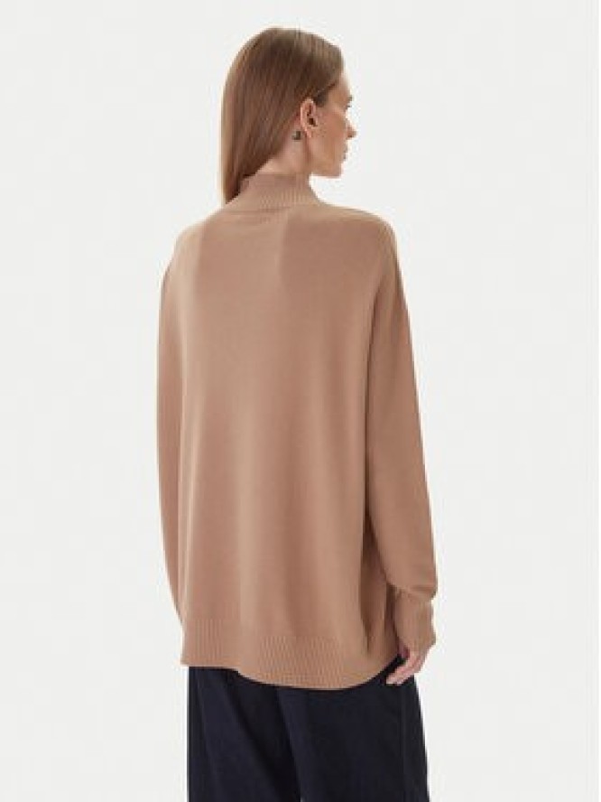 Kontatto Sweter 3M0822C Beżowy Relaxed Fit