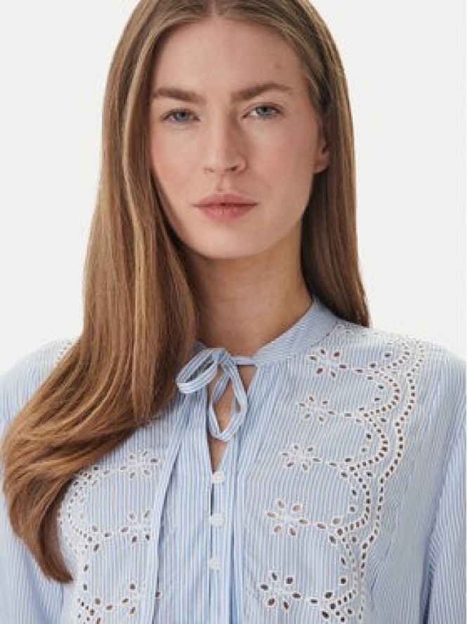 ONLY Bluzka Lennyo 15366732 Błękitny Regular Fit