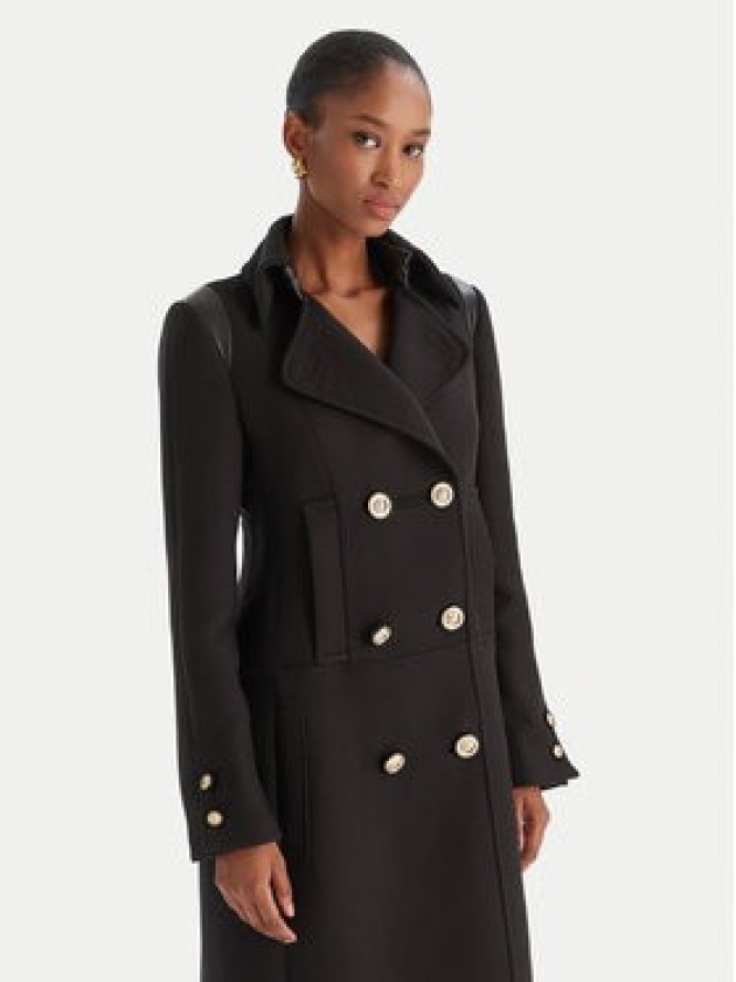 Babylon Płaszcz przejściowy E215BI Czarny Regular Fit