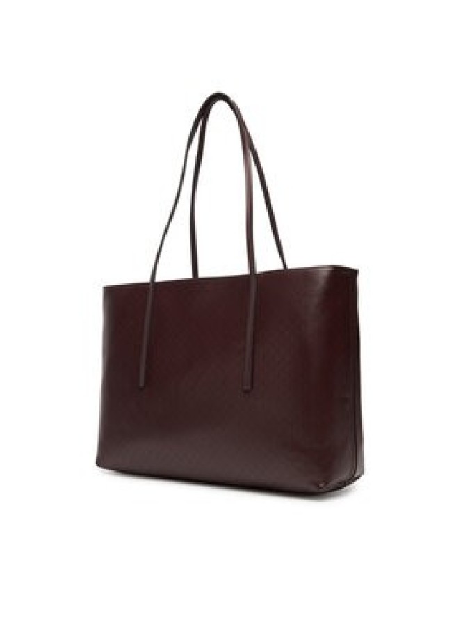 Calvin Klein Torebka Emblem Aop Tote W/ Pouch LV04F3266G Bordowy