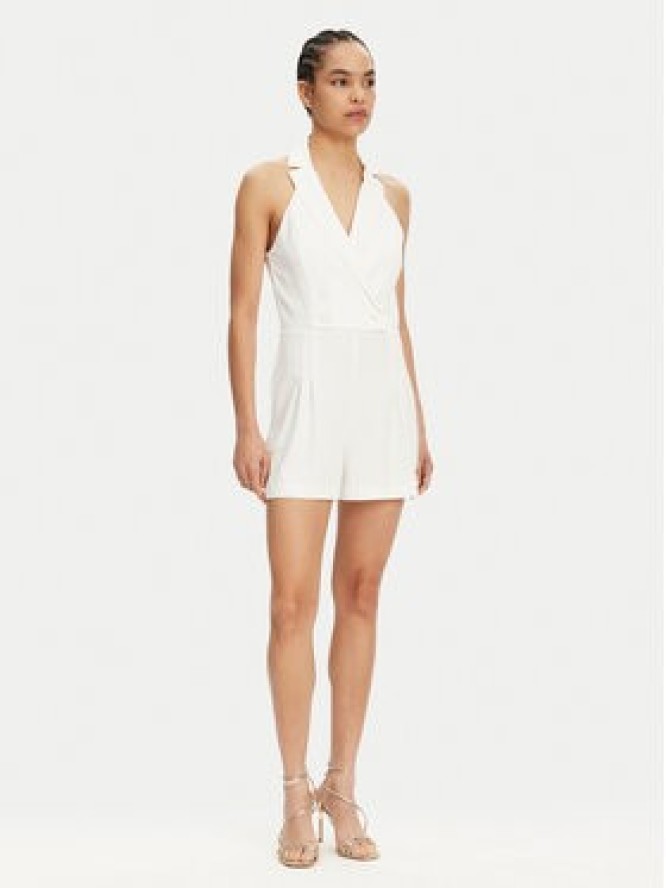 Patrizia Pepe Kombinezon 2T0088 A411 Biały Regular Fit