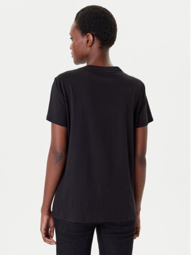 Liu Jo Sport T-Shirt TF5280 JS923 Czarny Regular Fit