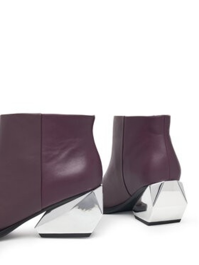 United Nude Botki Ricky Yoyo Mid 110413416 Bordowy