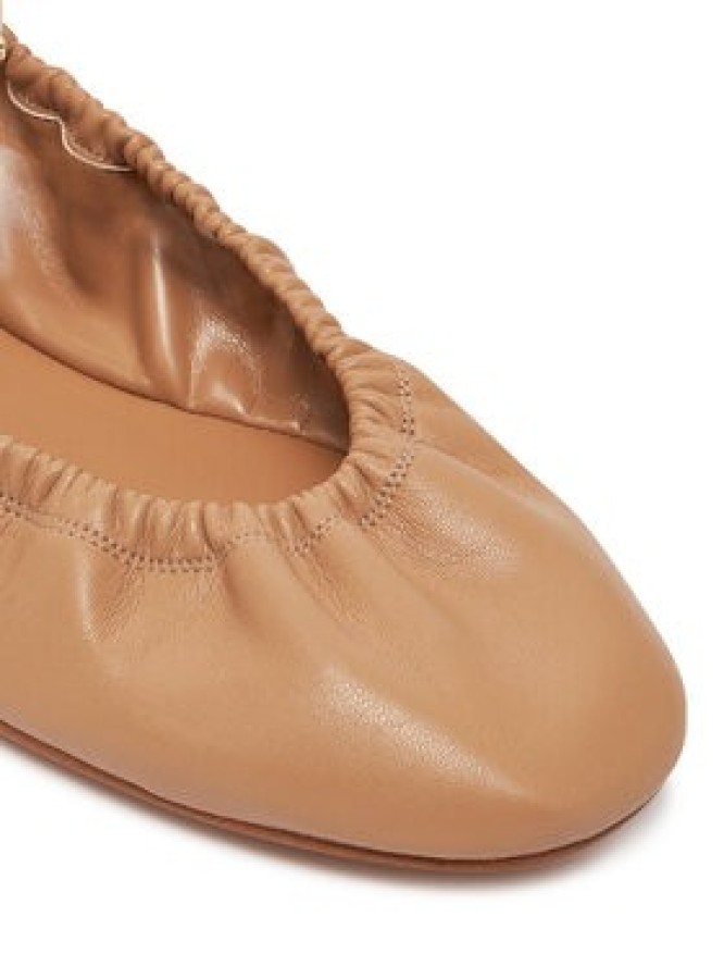 TWINSET Baleriny 251TCP150 Brązowy