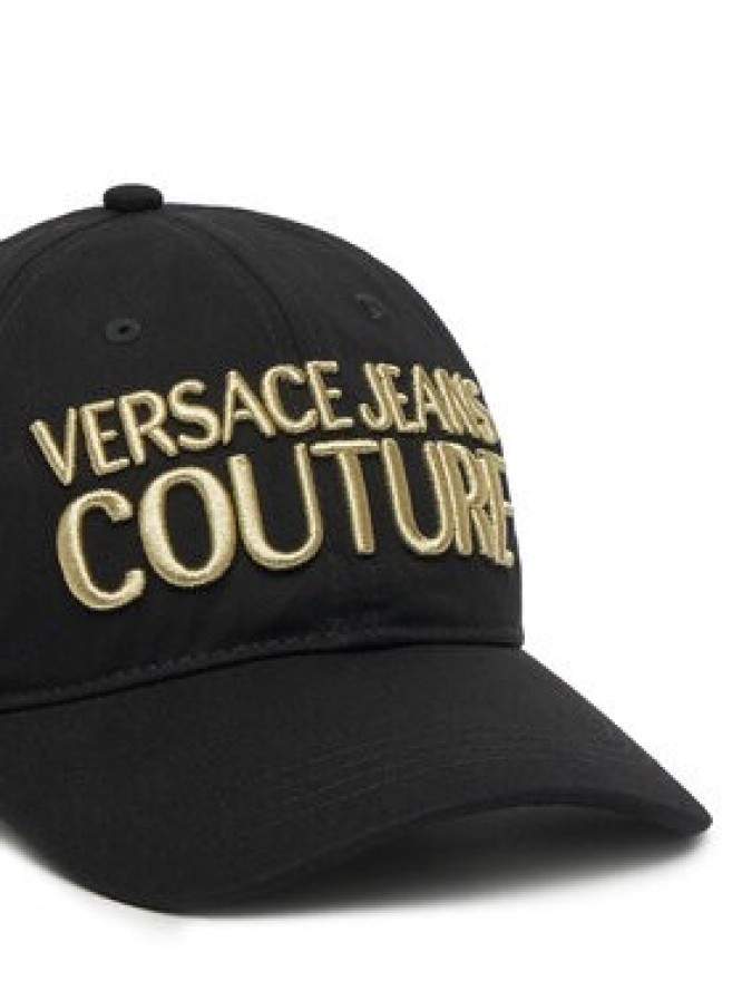 Versace Jeans Couture Czapka z daszkiem 78VAZK32 Czarny