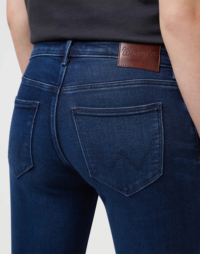 DAMSKIE SPODNIE WRANGLER BOOTCUT NIGHTSHADE 112342797