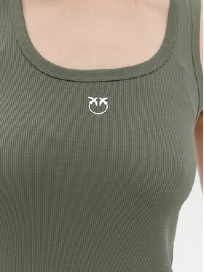 PINKO Top Calcolatore 100807 Zielony Regular Fit