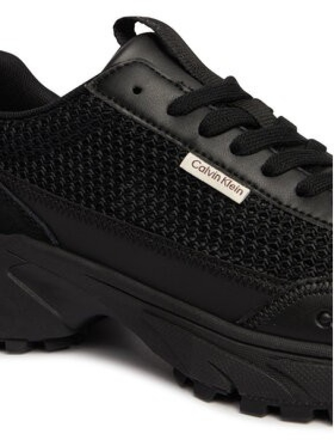 Calvin Klein Sneakersy Hike Runner Lup Lin Mesh HW0HW03000 Czarny