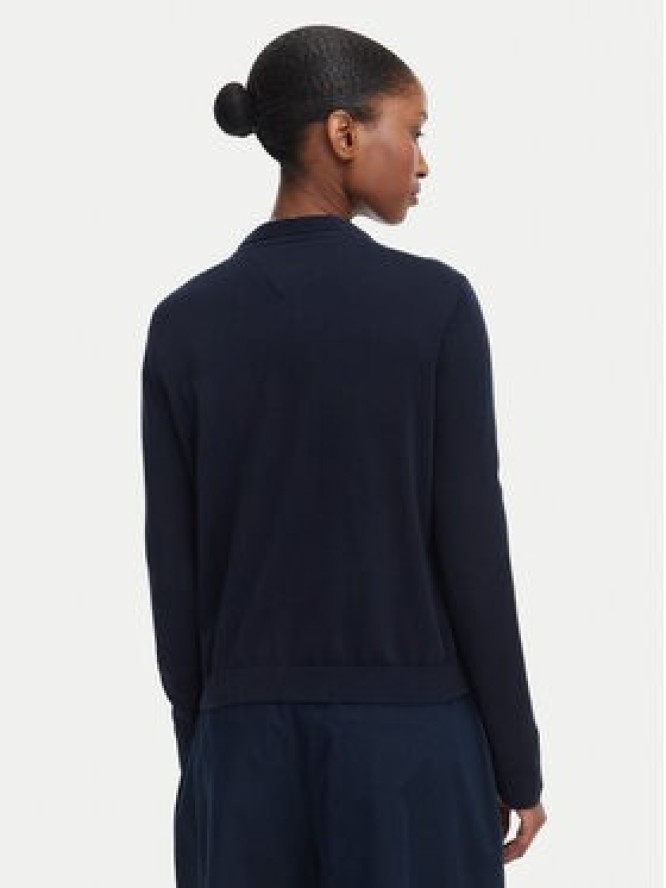Tommy Jeans Sweter Essential DW0DW20159 Granatowy Regular Fit