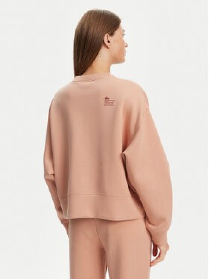 Lacoste Bluza SF5614 Pomarańczowy Oversize