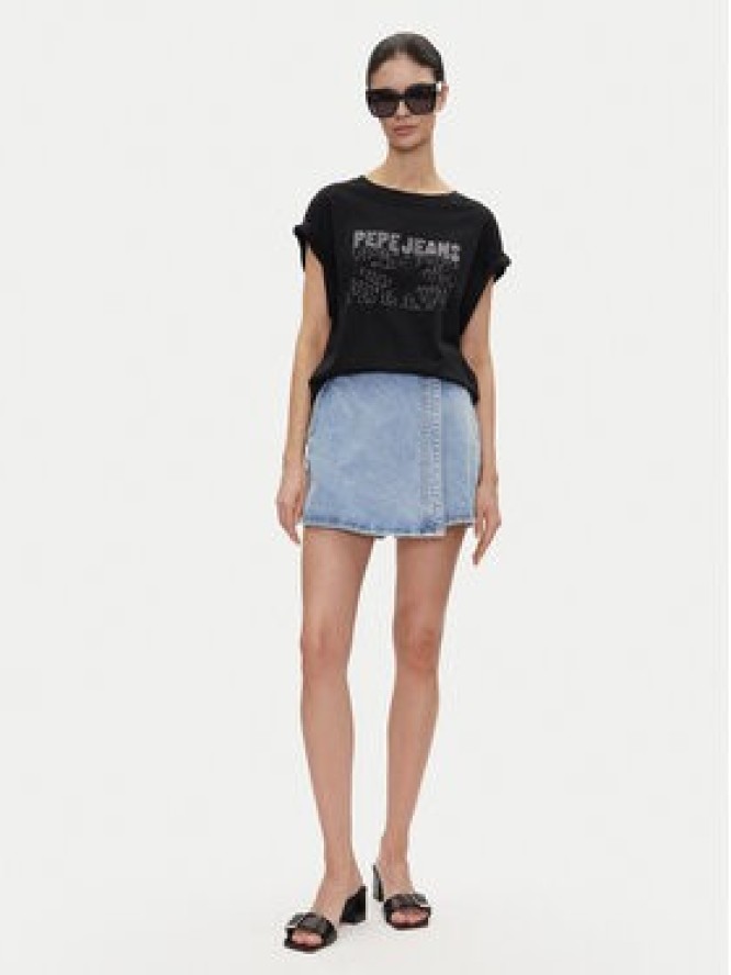 Pepe Jeans T-Shirt Lira PL505996 Czarny Regular Fit
