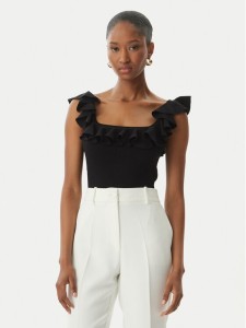 MICHAEL Michael Kors Bluzka MS661G033D Czarny Slim Fit