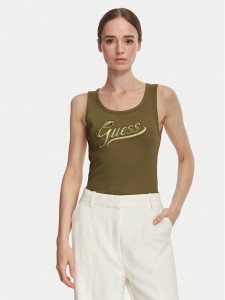 Guess Top W6YP30 K4380 Khaki Slim Fit