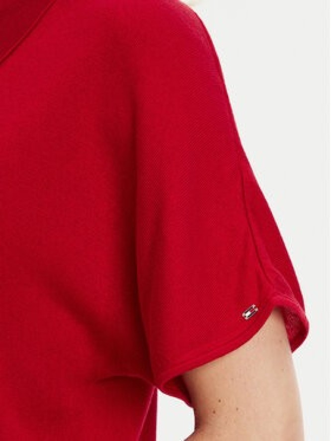 Tommy Hilfiger Polo WW0WW45652 Czerwony Regular Fit