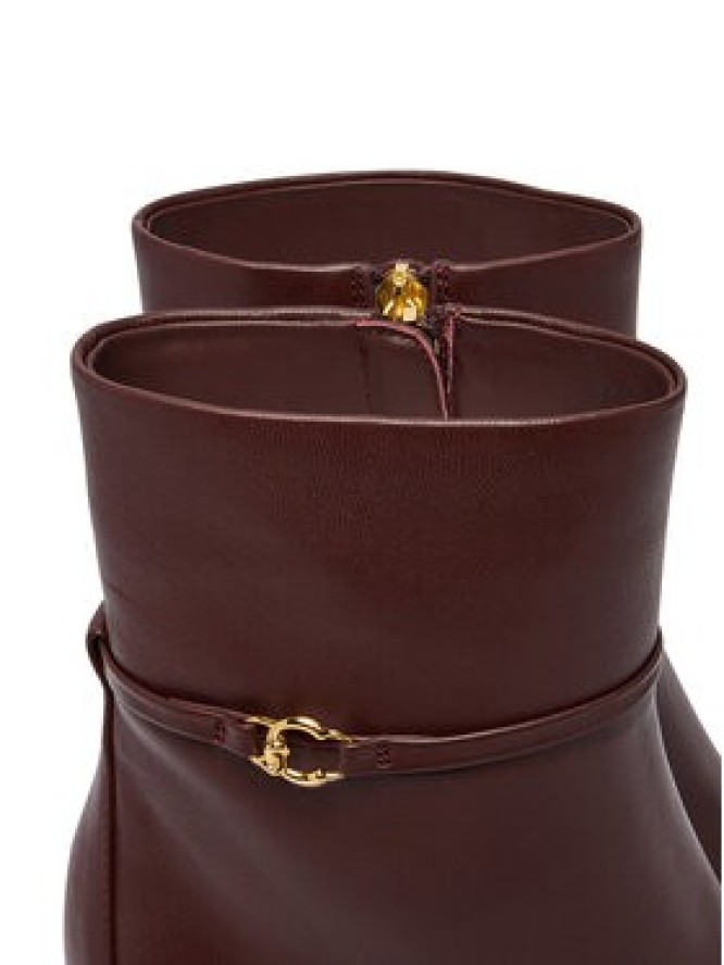 Coccinelle Botki C-Look E4 VTK 11 01 01 Bordowy