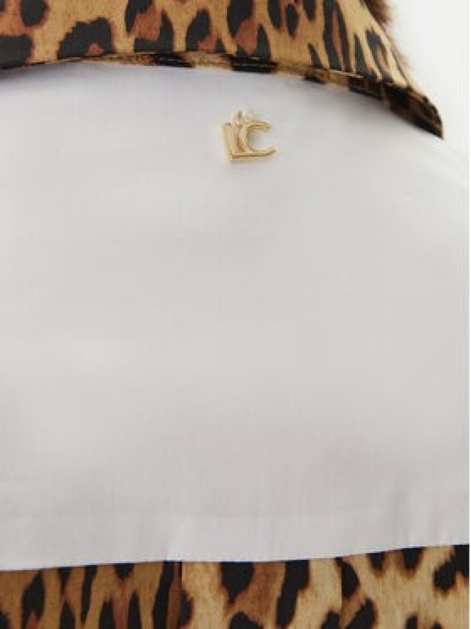 LOLA CASADEMUNT Sukienka koszulowa LS2615118 Écru Loose Fit