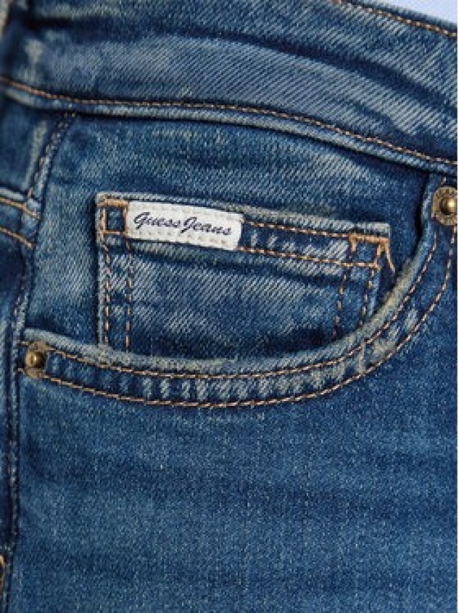 Guess Jeans Jeansy W5BA98 D5RA3 Granatowy Regular Fit