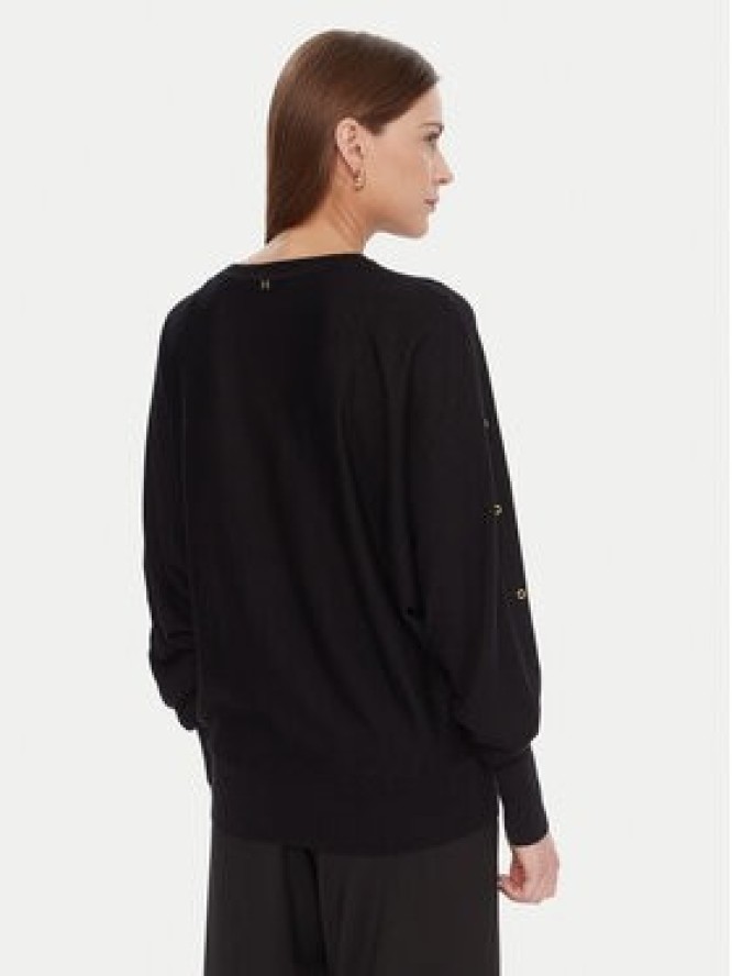 Lola Casademunt by Maite Sweter MF2511023 Czarny Oversize