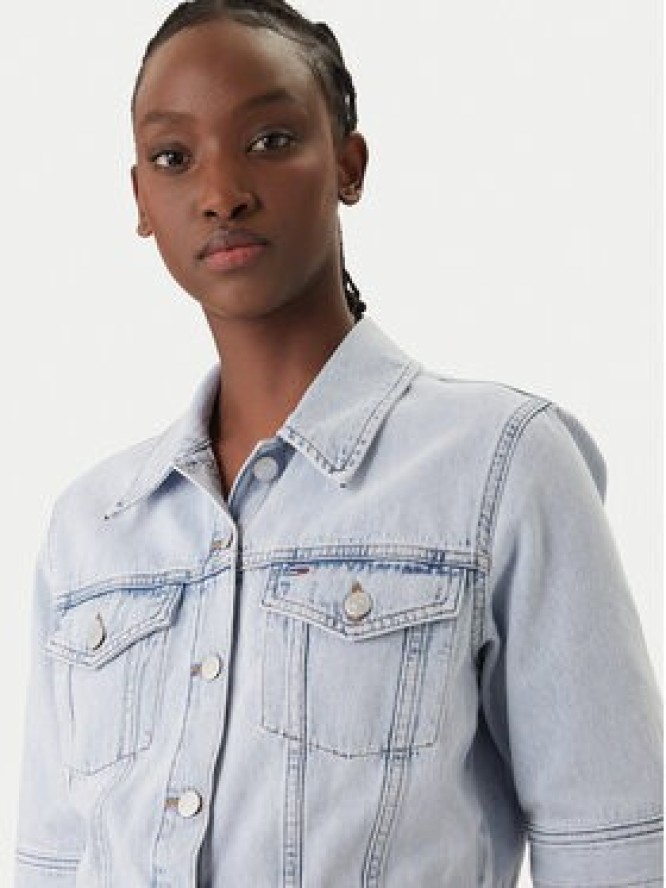 Tommy Jeans Kurtka jeansowa DW0DW22388 Błękitny Regular Fit