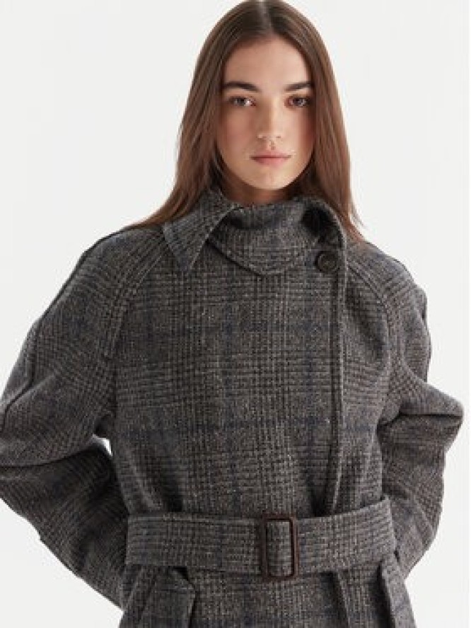 Weekend Max Mara Płaszcz wełniany Sestri 2525016122 Szary Regular Fit