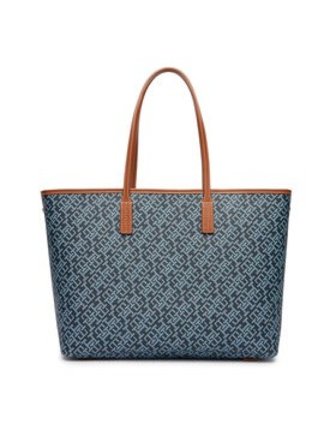 Tommy Hilfiger Torebka Th Monoplay Tote Stripe Le AW0AW18390 Niebieski