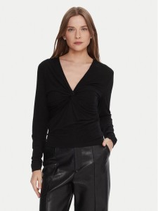 Lola Casademunt by Maite Bluzka MF2515029 Czarny Slim Fit