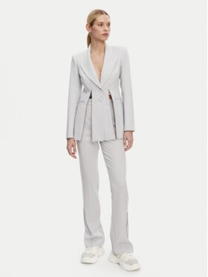 Patrizia Pepe Spodnie materiałowe 8P0677 A6F5 S702 Szary Regular Fit