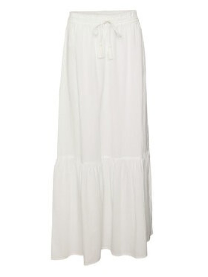 Vero Moda Spódnica maxi Pretty 10311167 Biały Regular Fit