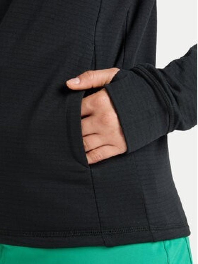 Roxy Bluza techniczna Vertere Full Zip ERJFT04974 Czarny Regular Fit